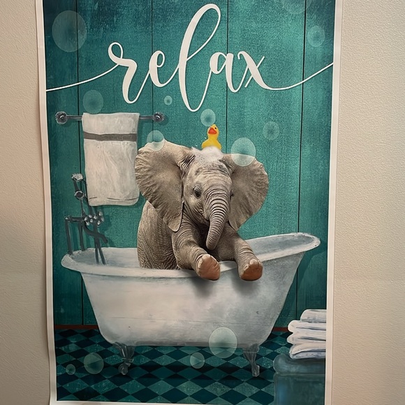 Canvas Wall Art- “Relax” NIB - Picture 2 of 7